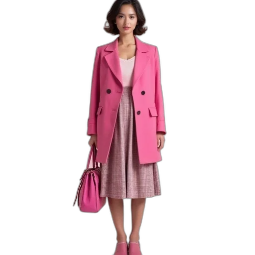 jacket, dress, pastel, colorful transparent PNG cut-out
