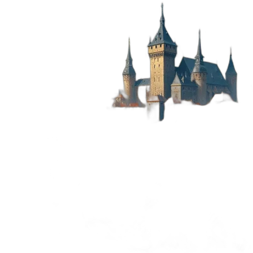 crown, building, staff, dragon, concept art, pixel art, watercolor, 3d render transparent PNG cut-out