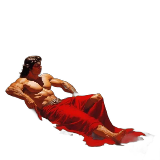 dress, concept art, photorealistic, pixel art, oil painting, underwater, beach, red transparent PNG cut-out