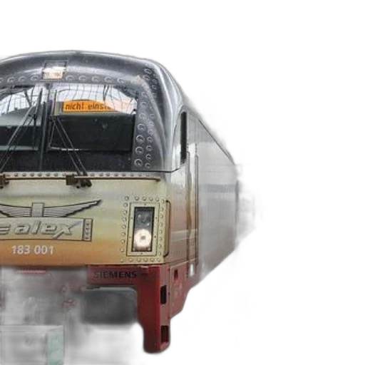 car, robot, 3d render, concept art, photorealistic, train, word, siemens transparent PNG cut-out