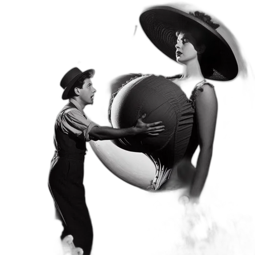 hat, umbrella, concept art, fire, artistically, rendered, photo, presents transparent PNG cut-out