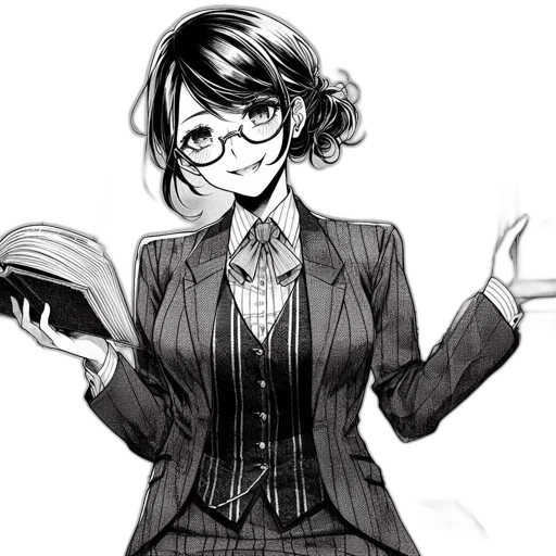jacket, hat, staff, dress, cartoon, anime, concept art, comic book art transparent PNG cut-out