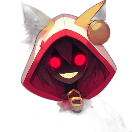 mask, staff, creature, hat, concept art, pixel art, fantasy art, 3d render transparent PNG cut-out