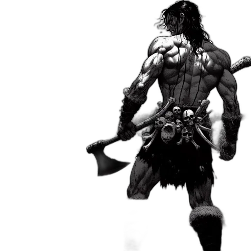 sword, weapon, comic book art, concept art, fantasy art, pencil sketch, imposing, warrior transparent PNG cut-out