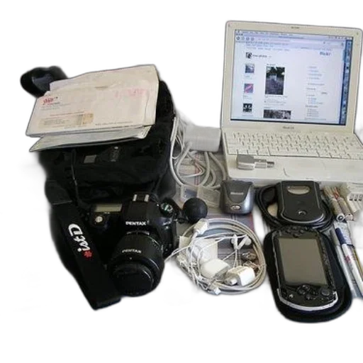 jewelry, robot, weapon, mask, laptop, camera, various, electronic transparent PNG cut-out