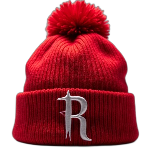 hat, crown, 3d render, red transparent PNG cut-out