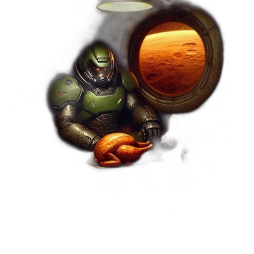 robot, weapon, food, creature, concept art, pixel art, fantasy art, comic book art transparent PNG cut-out
