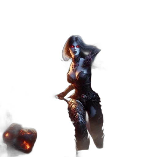 robot, weapon, staff, sword, concept art, 3d render, fantasy art, photorealistic transparent PNG cut-out