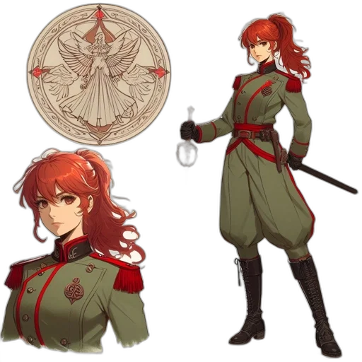 concept art, fantasy art, pixel art, anime, red, earth tones, green, dark transparent PNG cut-out