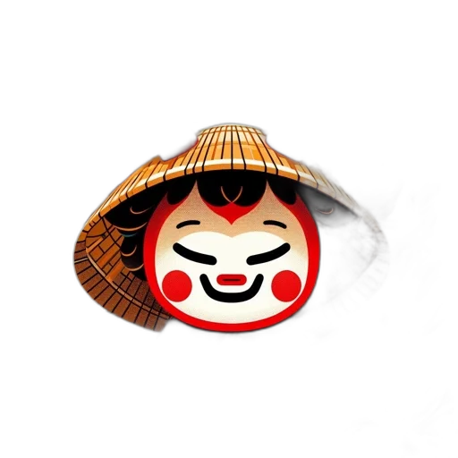 mask, face, hat, umbrella, photorealistic, 3d render, anime, pixel art transparent PNG cut-out