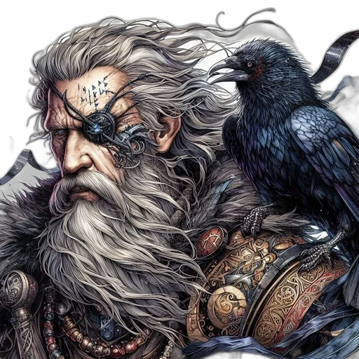 dragon, fantasy art, concept art, comic book art, photorealistic, old, man, distinctive transparent PNG cut-out
