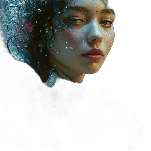 face, crown, mask, robot, photorealistic, fantasy art, concept art, oil painting transparent PNG cut-out