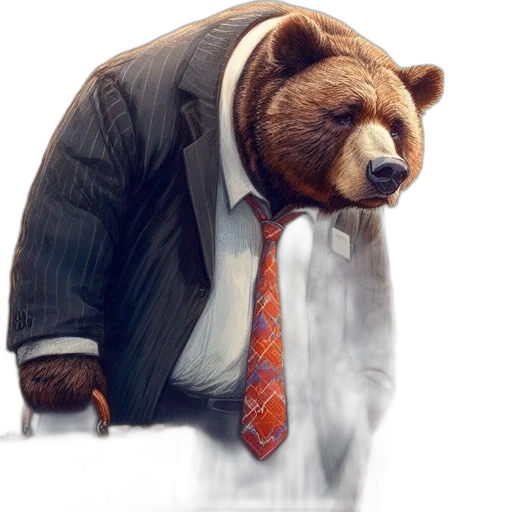 staff, animal, jacket, concept art, photorealistic, fantasy art, 3d render, anthropomorphic transparent PNG cut-out