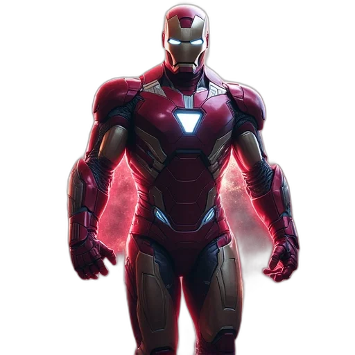 robot, concept art, comic book art, 3d render transparent PNG cut-out