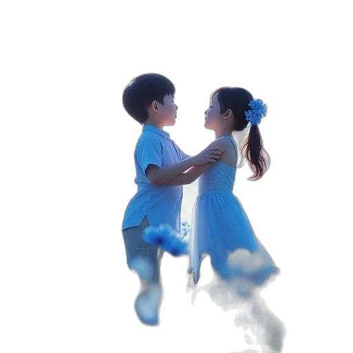 dress, robot, 3d render, photorealistic transparent PNG cut-out