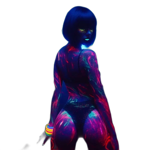 dress, mask, creature, robot, concept art, cyberpunk, 3d render, fantasy art transparent PNG cut-out