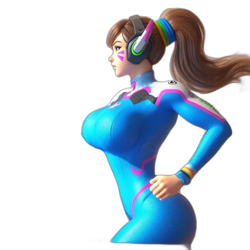 dress, robot, 3d render, concept art, vaporwave, fantasy art, neon, colorful transparent PNG cut-out