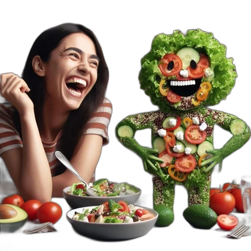 food, robot, creature, 3d render, concept art, photorealistic, pixel art, young transparent PNG cut-out