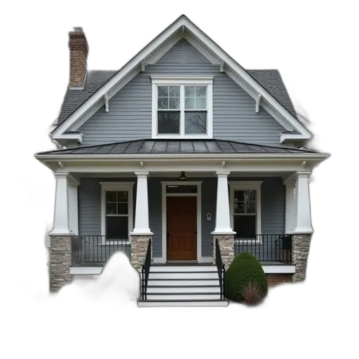 building, furniture, 3d render, photorealistic, gray, house, white, columns transparent PNG cut-out