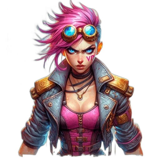 jacket, face, weapon, staff, cyberpunk, concept art, fantasy art, comic book art transparent PNG cut-out