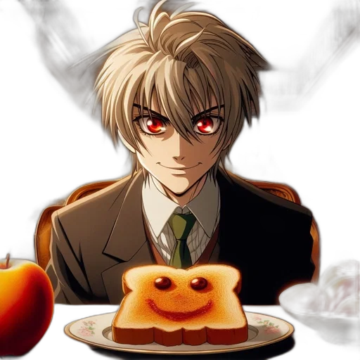 food, pixel art, anime, concept art, cartoon, animated, figure, silver-hair transparent PNG cut-out