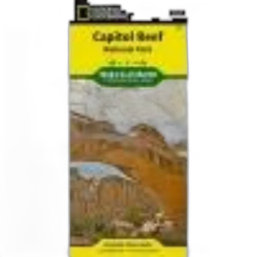 oil painting, earth tones, golden, map, titled, capitol, reef, yellow transparent PNG cut-out