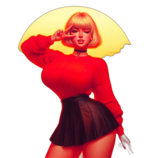 umbrella, dress, jacket, hat, concept art, pixel art, photorealistic, 3d render transparent PNG cut-out