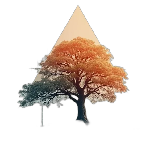 tree, crown, umbrella, dress, concept art, 3d render, photorealistic, pixel art transparent PNG cut-out