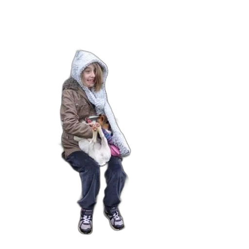 jacket, creature, umbrella, hat transparent PNG cut-out