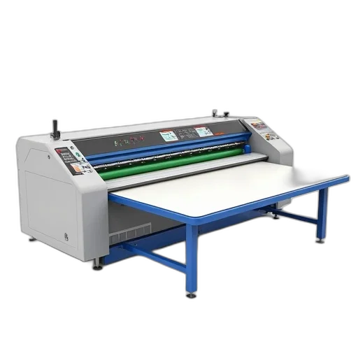 modern, automated, textile, printing, machine, sleek, design, multiple transparent PNG cut-out