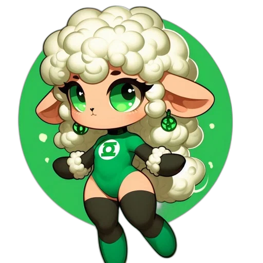 pixel art, fantasy art, concept art, cartoon, green, light, background, chibi-style transparent PNG cut-out