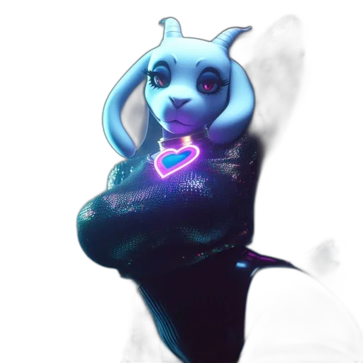 staff, robot, jacket, creature, concept art, vaporwave, 3d render, fantasy art transparent PNG cut-out