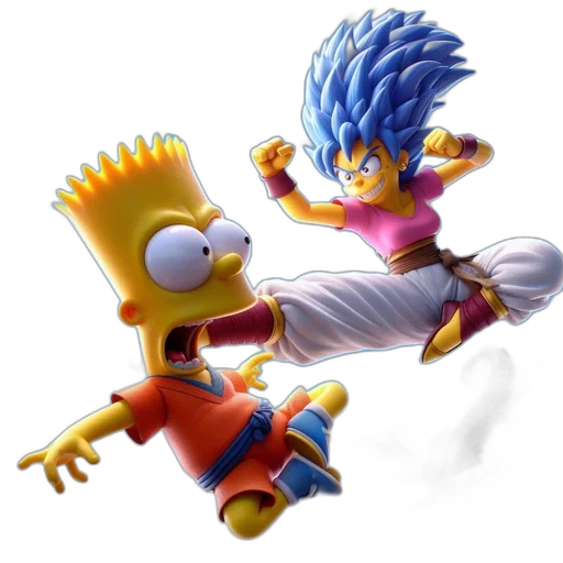 concept art, 3d render, pixel art, underwater, fire, two, animated, characters transparent PNG cut-out