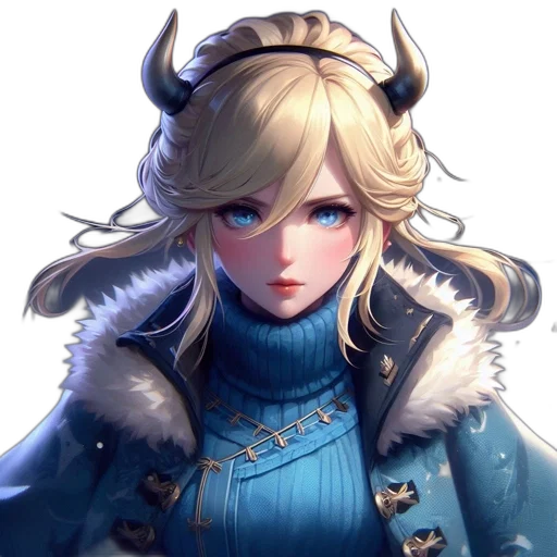crown, face, dragon, staff, fantasy art, concept art, anime, pixel art transparent PNG cut-out