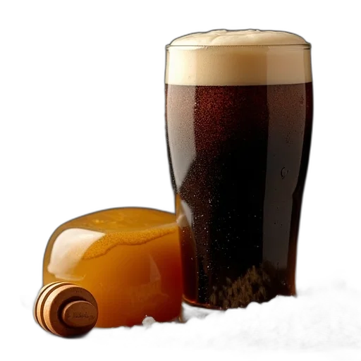 food, guinness, beer, oatmeal, honey transparent PNG cut-out