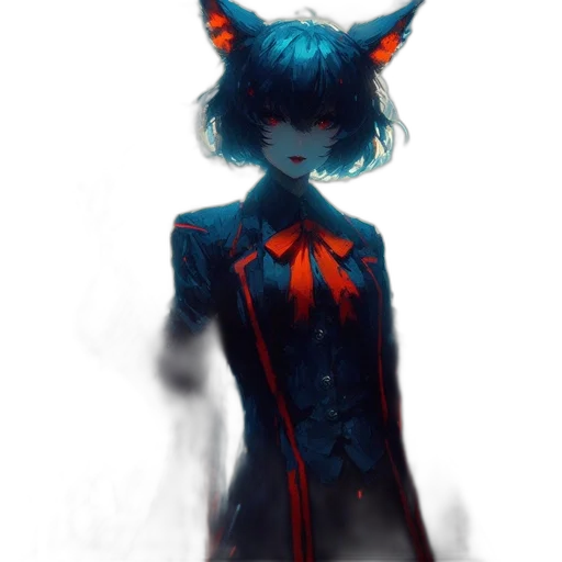 mask, staff, dress, creature, concept art, fantasy art, anime, pixel art transparent PNG cut-out