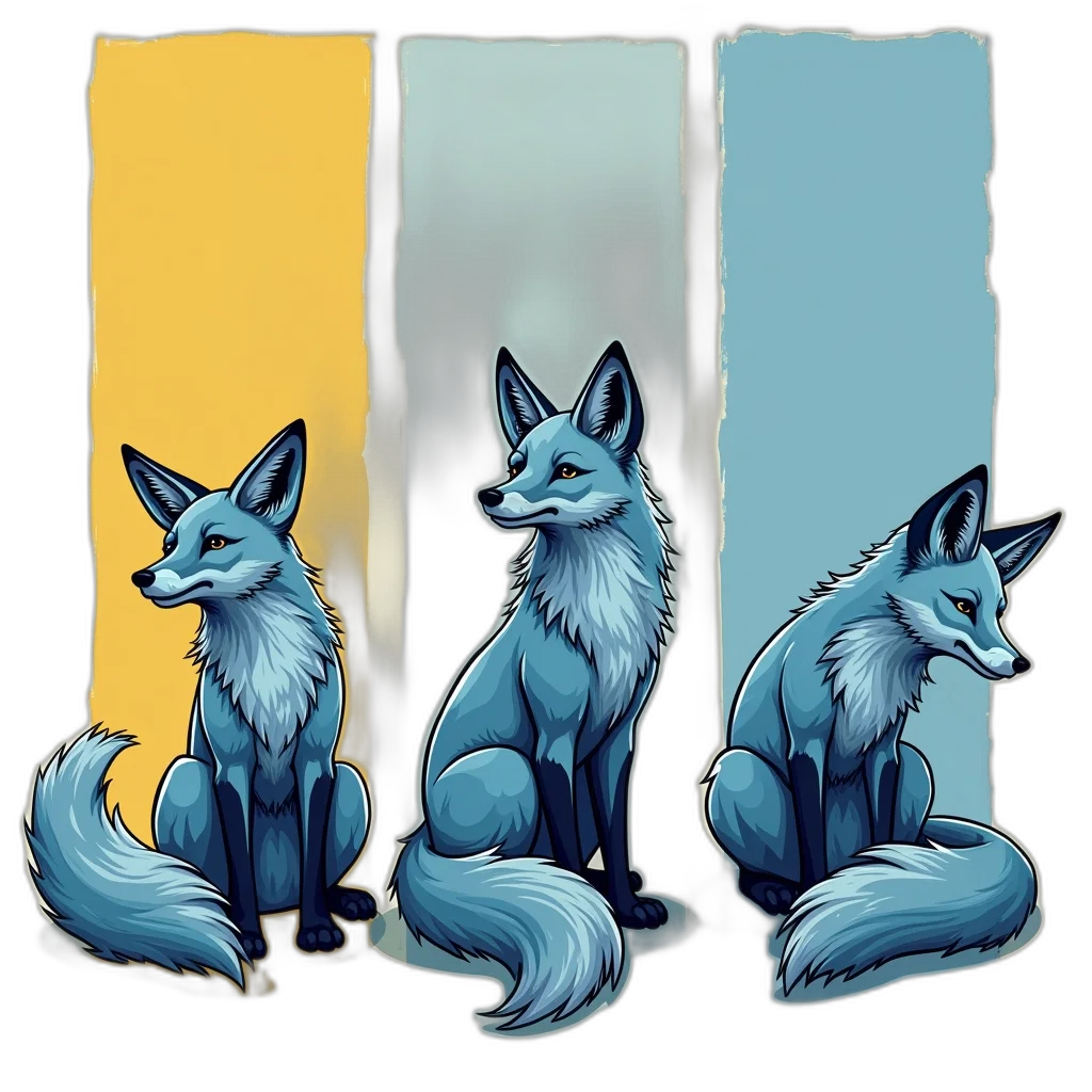 staff, concept art, fantasy art, pixel art, watercolor, blue, colorful, monochrome transparent PNG cut-out