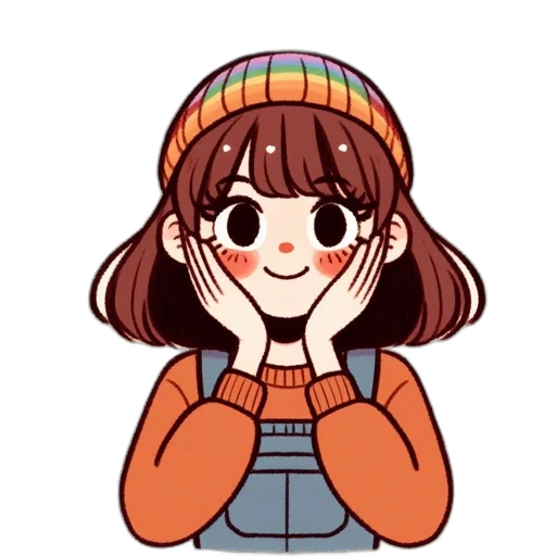 hat, face, jacket, staff, pixel art, cartoon, anime, watercolor transparent PNG cut-out