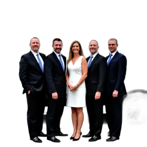 staff, group, five, people, all, dressed, formal, attire transparent PNG cut-out