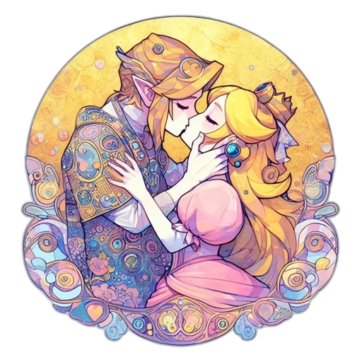 crown, dress, pixel art, watercolor, fantasy art, anime, outer space, underwater transparent PNG cut-out
