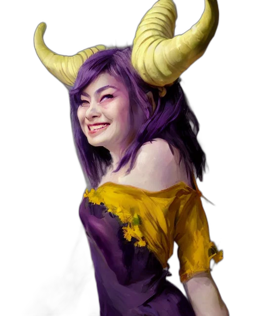 dragon, creature, staff, face transparent PNG cut-out