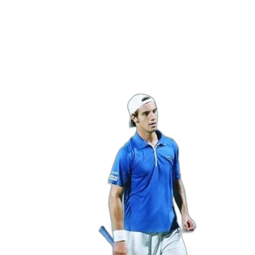 staff, photorealistic, pixel art, 3d render, cartoon, tennis, player, blue transparent PNG cut-out