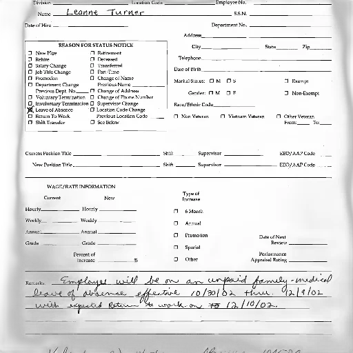 staff, document, titled, reason, status, notice, various, fields transparent PNG cut-out