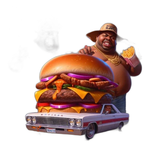 food, car, animal, robot, concept art, photorealistic, 3d render, fantasy art transparent PNG cut-out