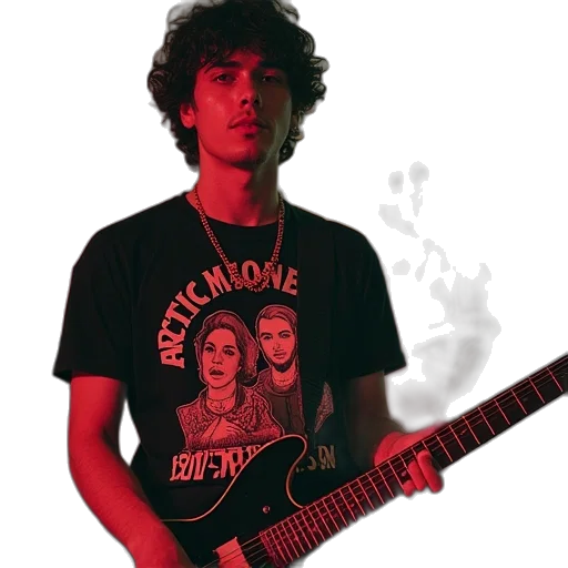 fire, arctic, monkeys, tee transparent PNG cut-out