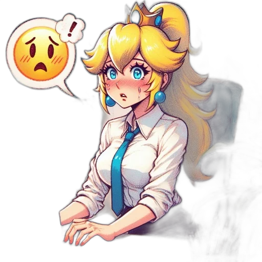 staff, face, pixel art, anime, concept art, cartoon, monochrome, blue transparent PNG cut-out