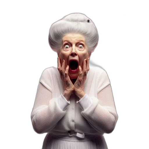face, staff, mask, photorealistic, concept art, 3d render, elderly, woman transparent PNG cut-out