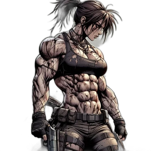 weapon, comic book art, concept art, cyberpunk, pixel art, apocalyptic, urban, landscape transparent PNG cut-out