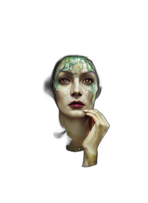 face, mask, jewelry, crown transparent PNG cut-out