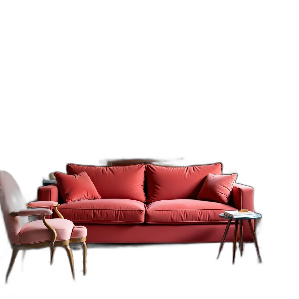 furniture, crown, staff, jacket, 3d render, photorealistic, concept art, red transparent PNG cut-out